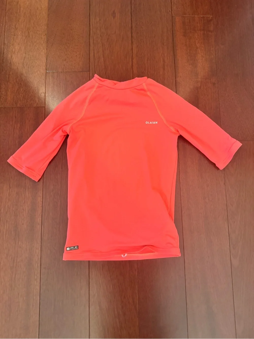Olian Kids Coral Rashguard Swim Top — UPF Protection